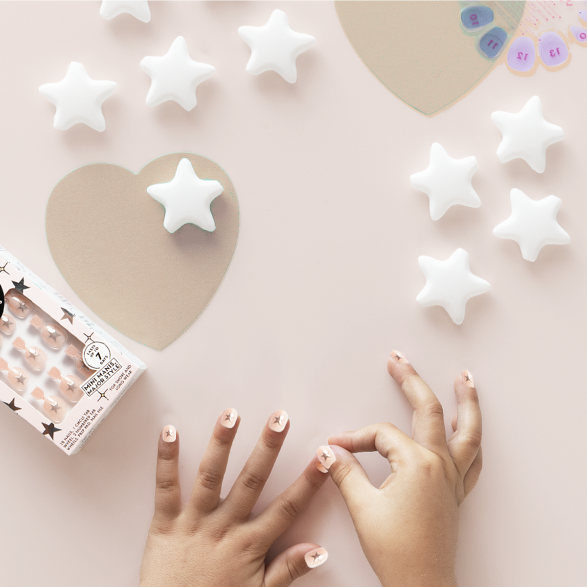 Silver Stargazer - Pressies | Extra Short Short | Round