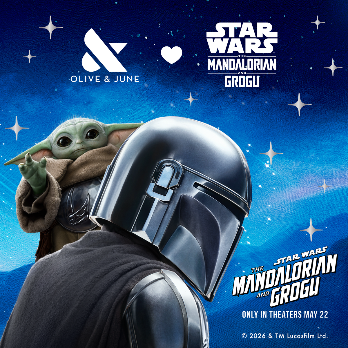 Grogu + Mando = BFF - Pressies | Extra Short Short | Round