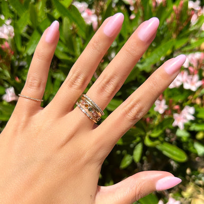 Iridescent Pink - Press-On | Medium | Oval