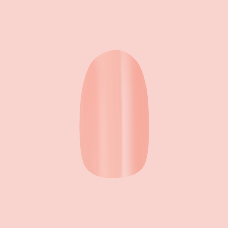 Bubblegum Jelly Chrome - Press-On | Medium | Oval