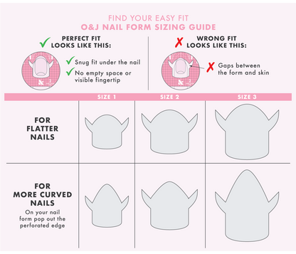 Easy Fit Nail Forms Pack