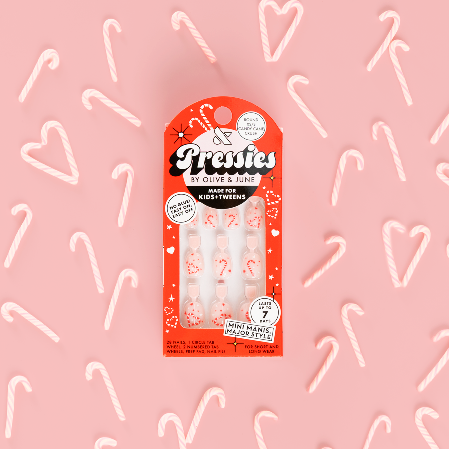 Candy Cane Crush - Pressies | Extra Short Short | Round