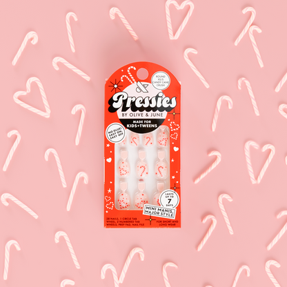 Candy Cane Crush - Pressies | Extra Short Short | Round