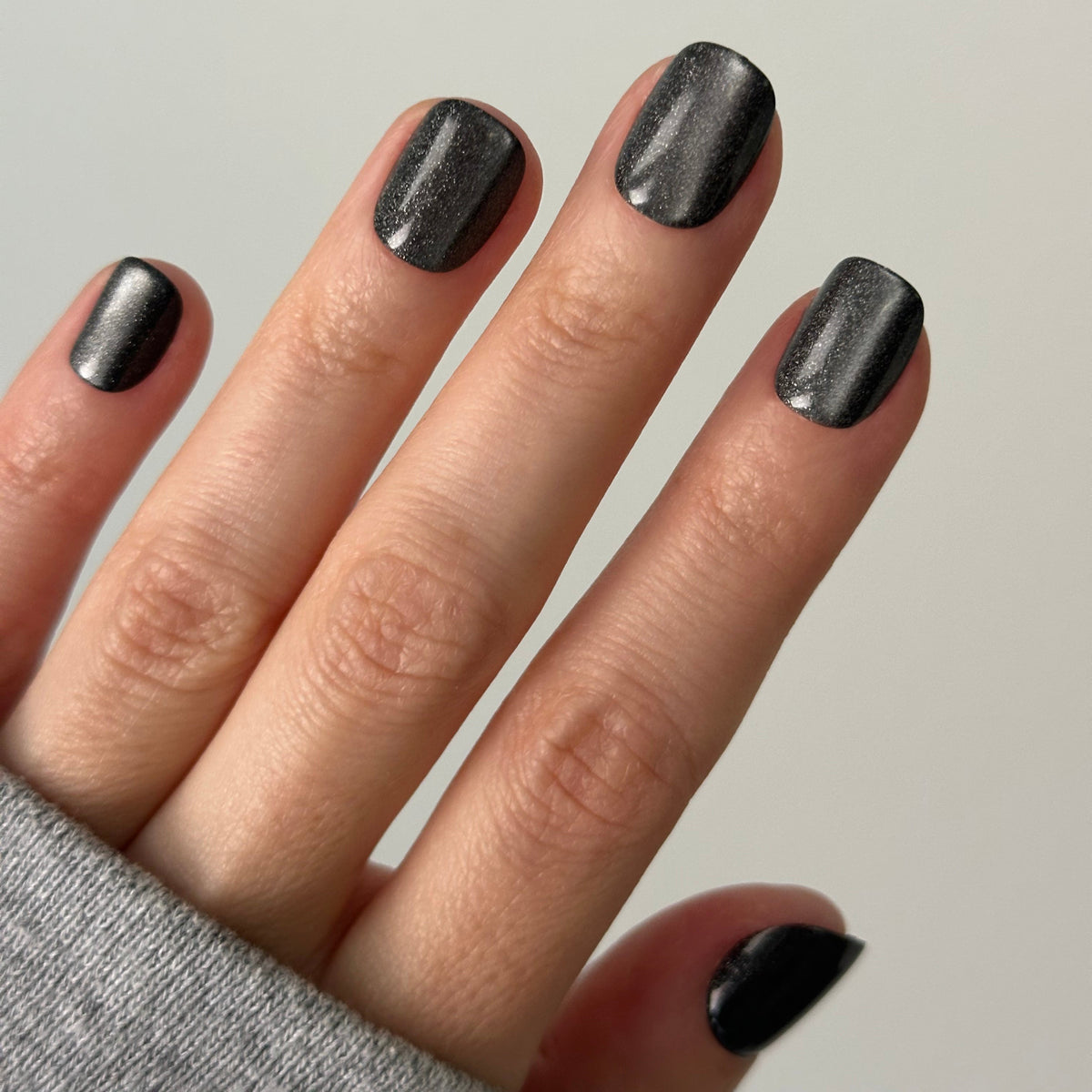 Dark Sky Velvet - Press-On | Extra Extra Short | Squoval