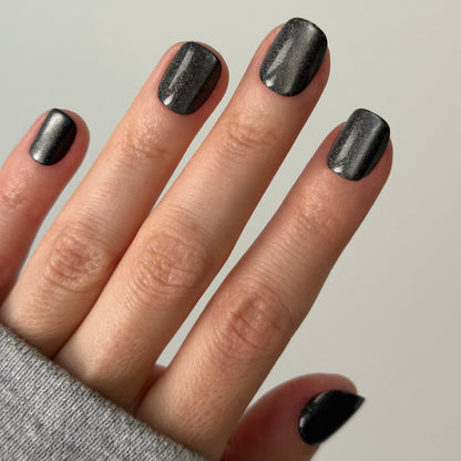 Dark Sky Velvet - Press-On | Extra Extra Short | Squoval
