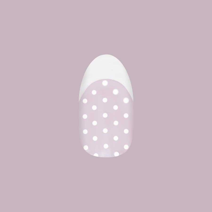 Polka Dot Tights - Press-On | Medium | Oval
