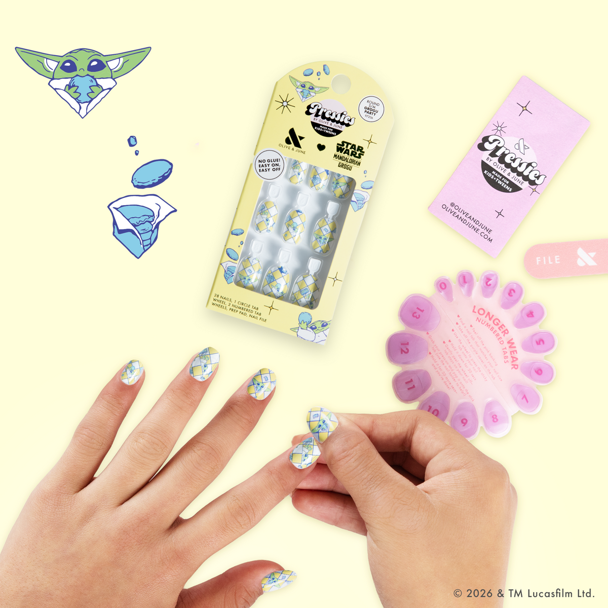 Grogu Party - Pressies | Short Medium | Round