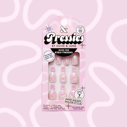 Holo Swirl - Pressies | Extra Short Short | Round