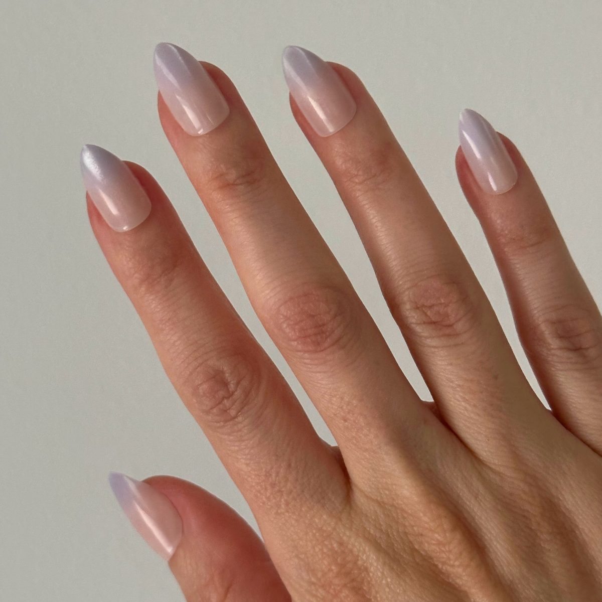 Lilac Velvet Gradient - Press On | Medium | Almond