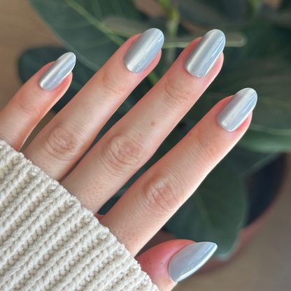 Misty Velvet - Press-On | Medium | Oval