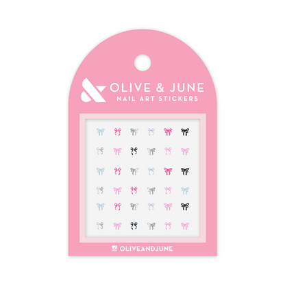 Ribbons + Bows Nail Art Puffy Stickers
