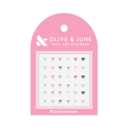 Ribbons + Bows Nail Art Puffy Stickers