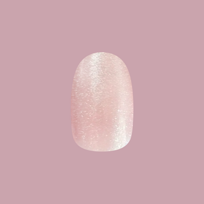 Neutral Shimmer - Press-On | Extra Short | Round