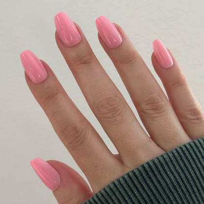 O&J Pink - Press-On | Medium | Coffin