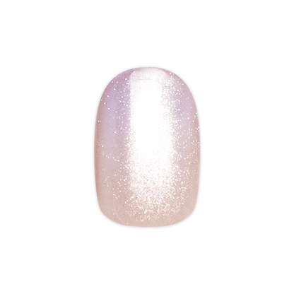Lavender Gradient Velvet | Extra Short | Round - Tab Press-On