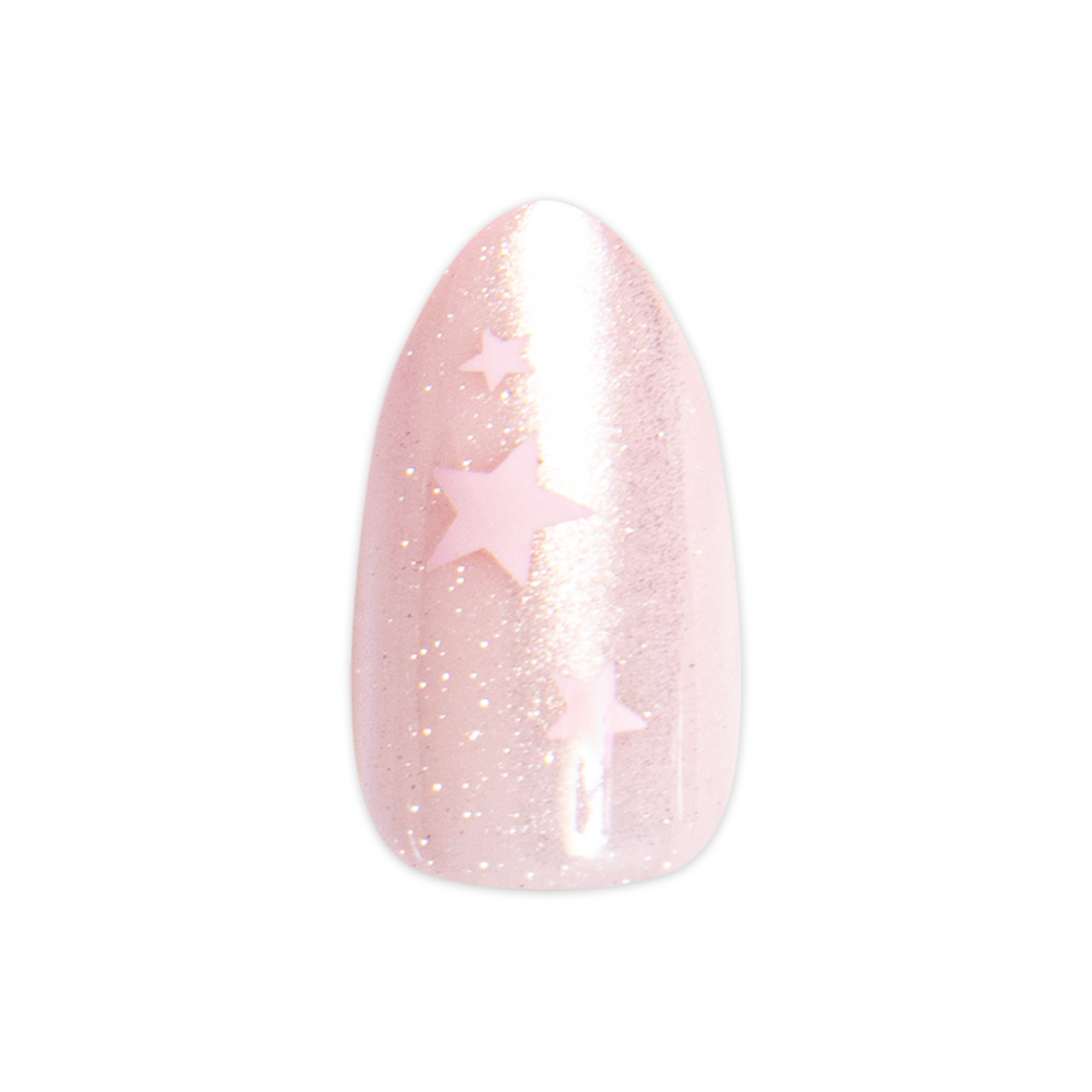 Pink Starburst - Press-On | Medium | Almond