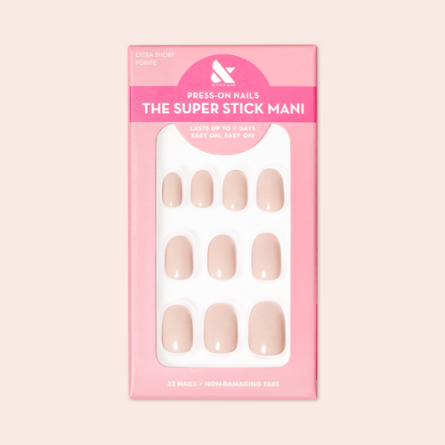 Pointe | Extra Short | Round - Tab Press-On