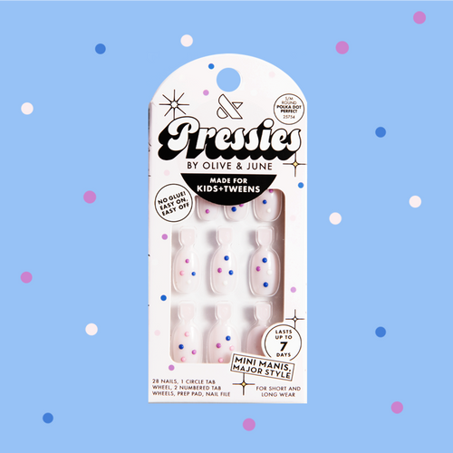 Polka Dot Perfect - Pressies | Short Medium | Round