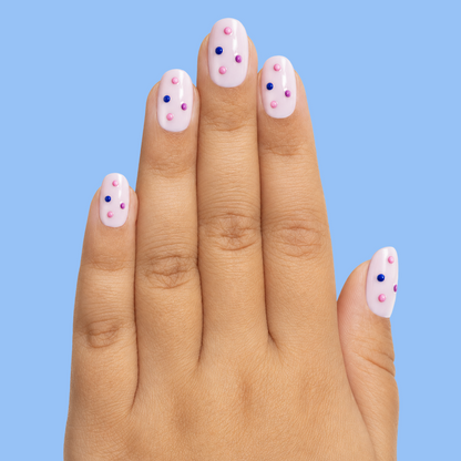 Polka Dot Perfect - Pressies | Short Medium | Round