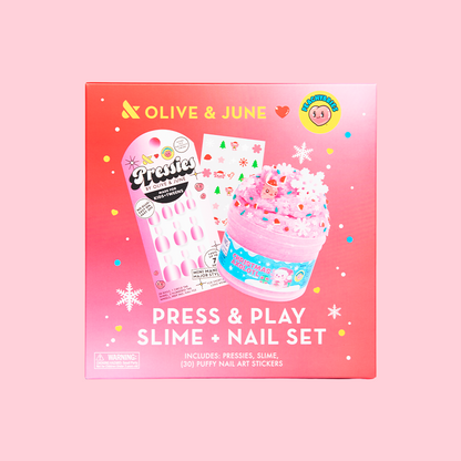 Press & Play Slime + Nail Set