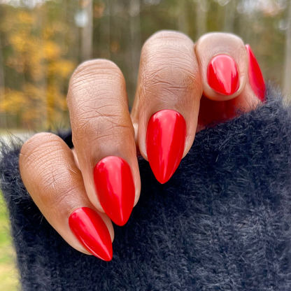 Red Chrome - Press-On | Medium | Stiletto