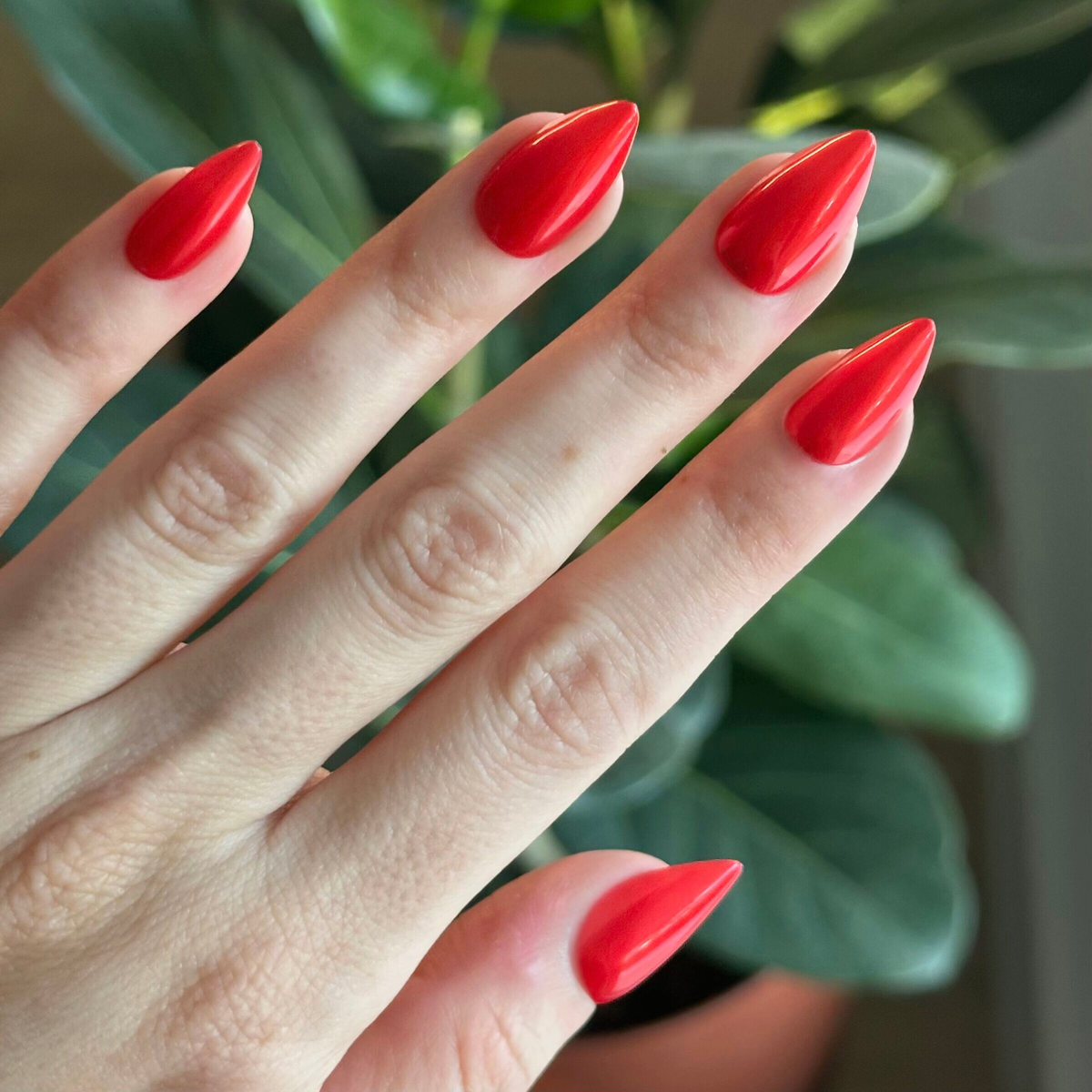 Red Chrome - Press-On | Medium | Stiletto