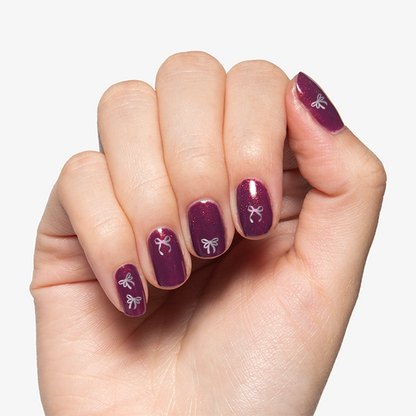 Ribbons + Bows Nail Art Puffy Stickers