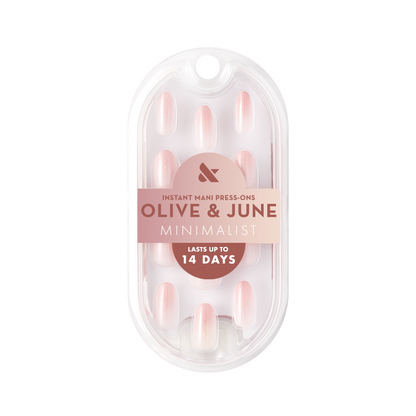 Rose Gradient Shimmer - Press-On | Medium | Oval