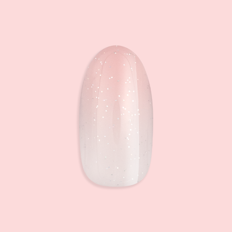 Rose Gradient Shimmer - Press-On | Medium | Oval