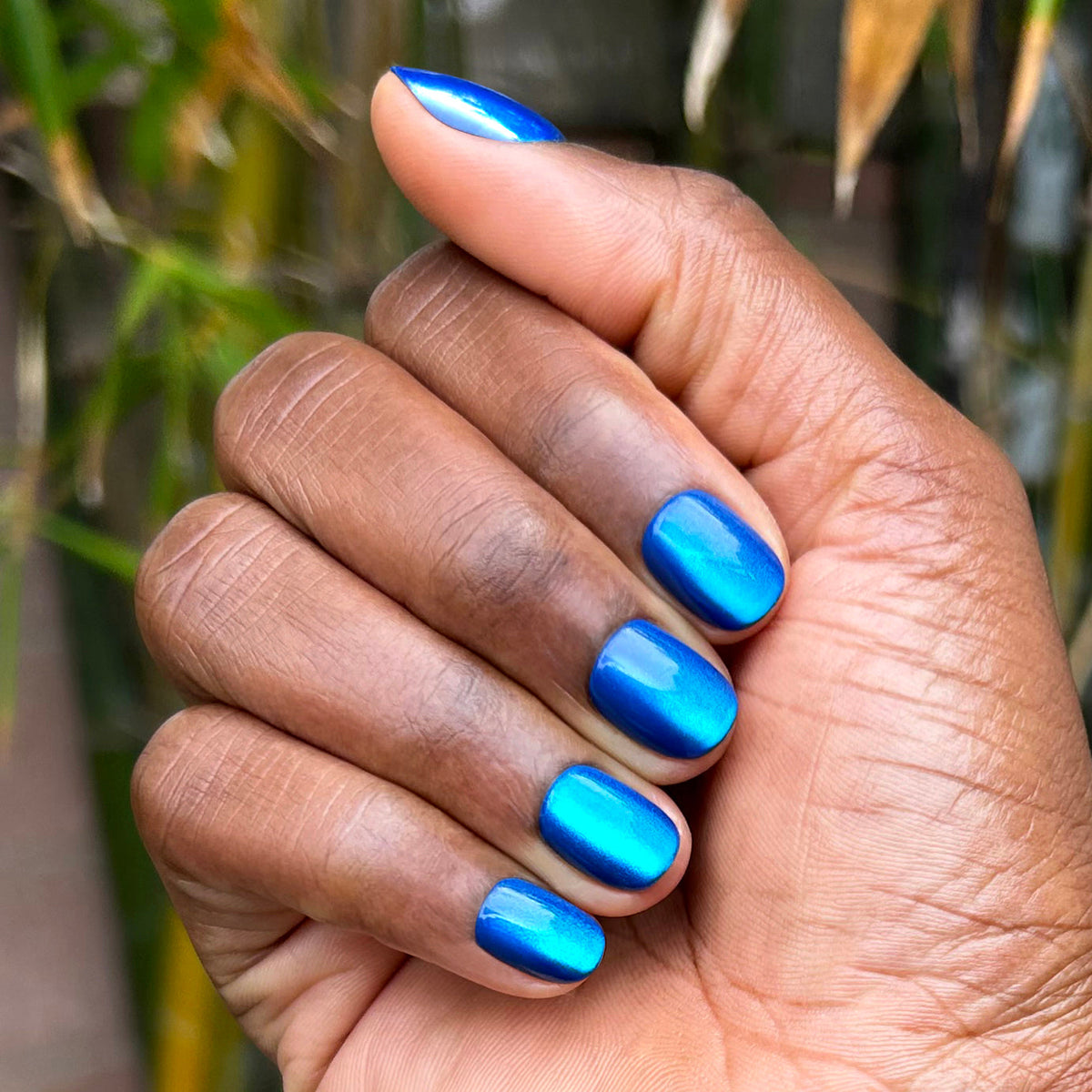 Sapphire Velvet - Press-On | Extra Extra Short | Round