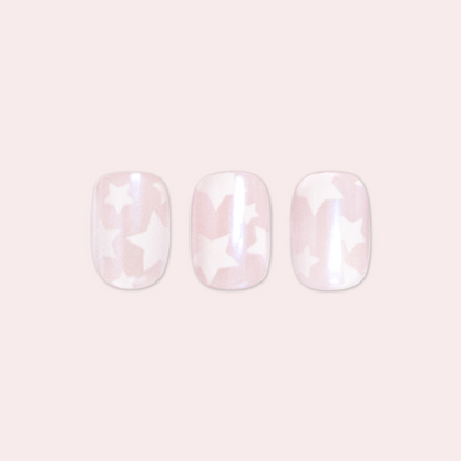 Shimmery Super Star - Press-On | Extra Short | Squoval