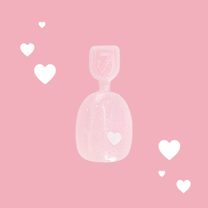 Shiny Pink Has My Heart - Pressies | Extra Short Short | Round