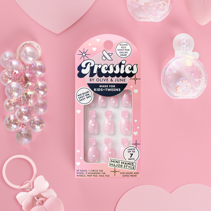 Shiny Pink Has My Heart - Pressies | Extra Short Short | Round