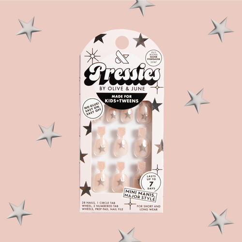 Silver Stargazer - Pressies | Extra Short Short | Round