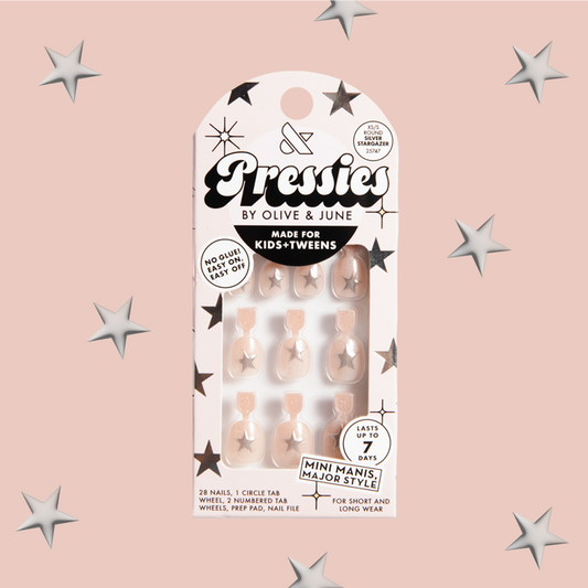 Silver Stargazer - Pressies | Extra Short Short | Round