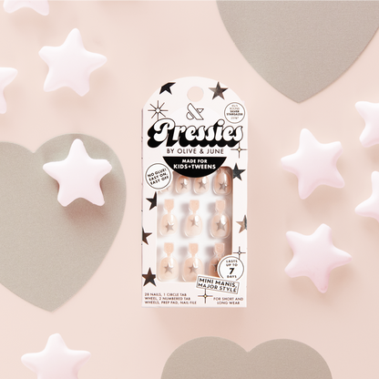 Silver Stargazer - Pressies | Extra Short Short | Round