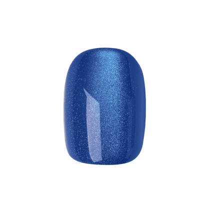 Sapphire Velvet - Press-On | Extra Extra Short | Round