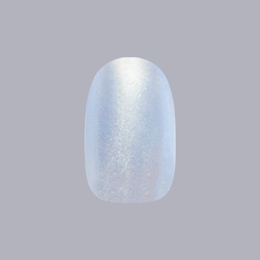 Sky Chrome - Press-On | Short | Round