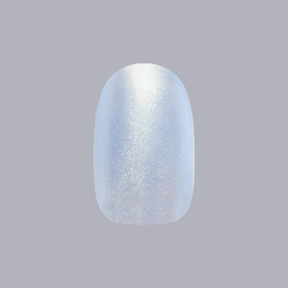 Sky Chrome - Press-On | Short | Round