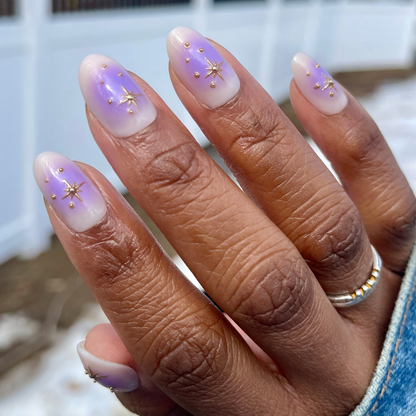 Sparkle Aura Mixed Pack - Press-On | Medium | Oval