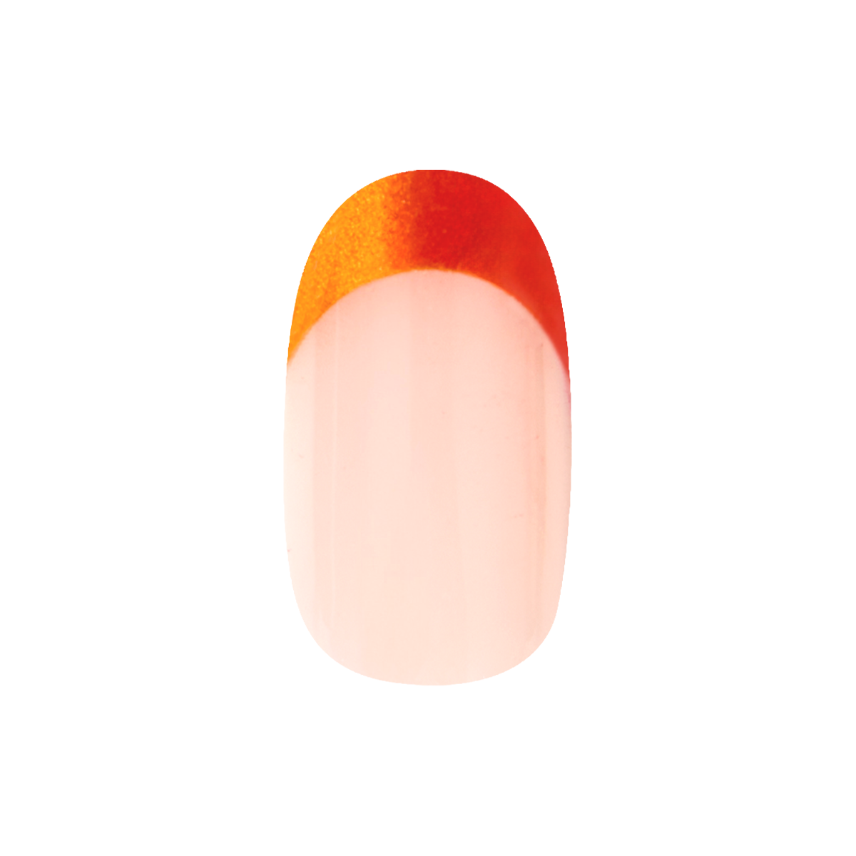 Sunset Velvet French - Press-On | Medium | Oval