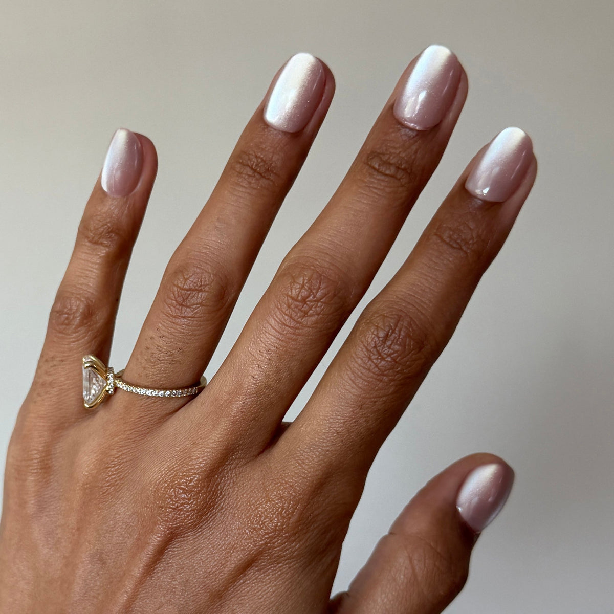 Taupe Velvet - Press-On | Extra Short | Round