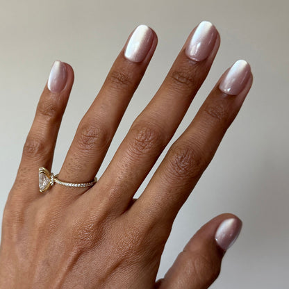 Taupe Velvet - Press-On | Extra Short | Round