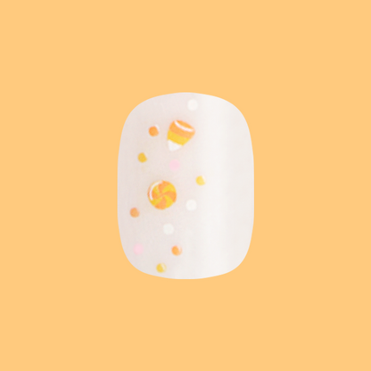 Halloween Candy - Press-On | Short | Squoval