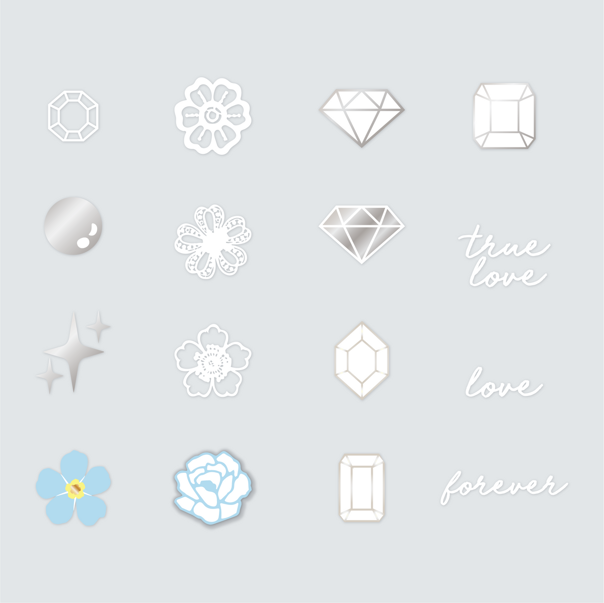 For the Bride Nail Art Stickers