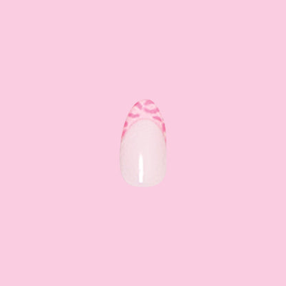 Pink Cheetah - Press-On | Medium | Almond