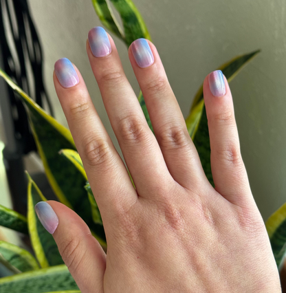 Fairy Velvet | Extra Short | Squoval - Tab Press-On