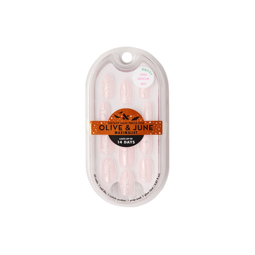 Candy Chrome Spiderwebs - Press-On | Medium | Oval