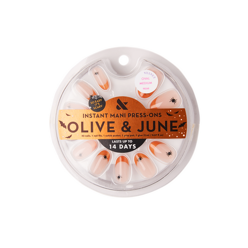 Itsy Bitsy Spider French - Press-On | Medium | Oval