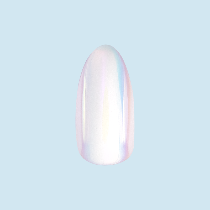 Iridescent Chrome - Press-On | Medium | Almond